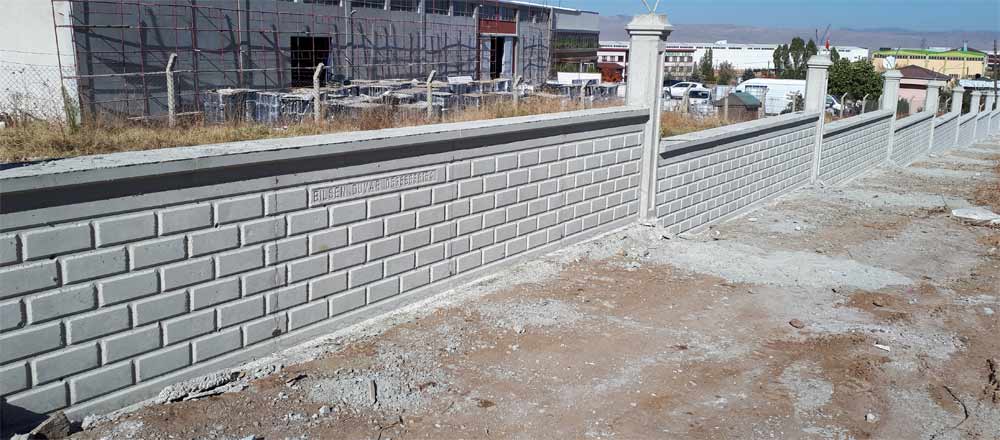 sakarya desenli bahçe duvarı yapımı beton duvar adapazarı